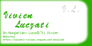 vivien luczati business card